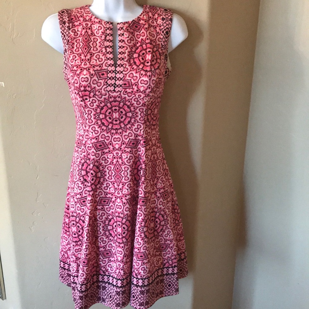 Roz and Ali pink skater dress